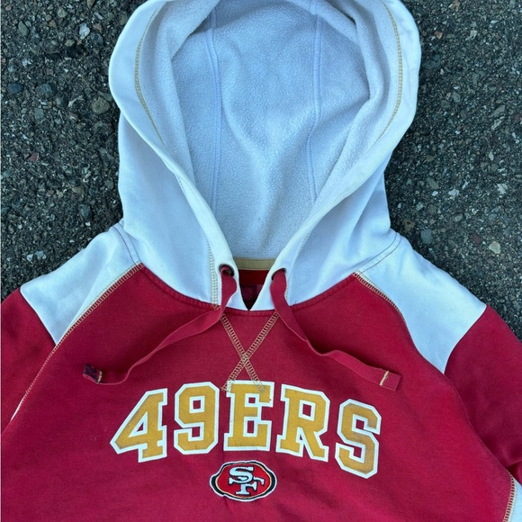 Y2K San Francisco 49ers Hoodie Pullover Sweater - Picture 4 of 12